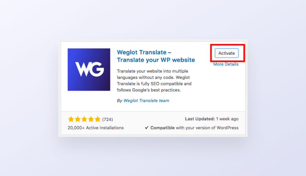 How to translate your WP Rentals theme with Weglot 